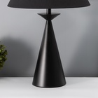 Настольная лампа с абажуром RISALUX «Эрика», Е27, 40 Вт, чёрный, 34×34×56 см - Фото 4