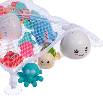 Игрушки для купания в ванной, набор 14 шт., сетка для хранения