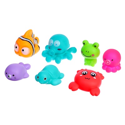 Игрушки для купания в ванной, набор 14 шт., сетка для хранения