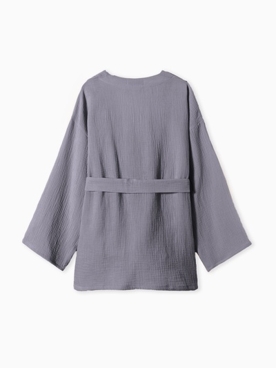 Халат домашний женский KAFTAN Basic, размер 40-42, серый