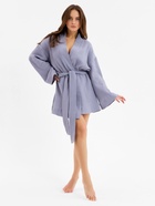 Халат домашний женский KAFTAN Basic размер 52-54, серый 10804802 - фото 13136176