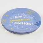 Тарелка одноразовая бумажная «Сынок», 18 см, МИКС (комплект 20 шт) - фото 31253038 Тарелка одноразовая бумажная «Сынок», 18 см, МИКС (комплект 20 шт) - фото 31253038
