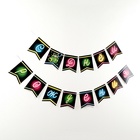 Гирлянда бумажная на ленте «Шары неон» 10821155