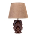 Настольная лампа с абажуром RISALUX «Гринда», Е14, 40 Вт, 22.5×22.5×32 см - Фото 7