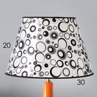 Настольная лампа с абажуром RISALUX «Аджена», Е27, 40 Вт, круги, 30×30×32.5 см - Фото 5