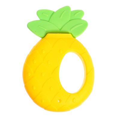 Погремушки с прорезывателями для зубов «Фруктики. Яблоко», набор 4 шт.