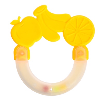 Погремушки с прорезывателями для зубов «Фруктики. Яблоко», набор 4 шт.