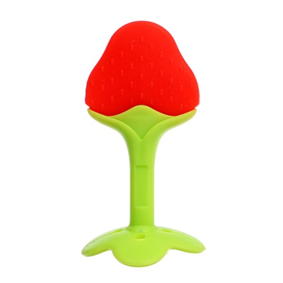 Погремушки с прорезывателями для зубов «Фруктики. Яблоко», набор 4 шт.