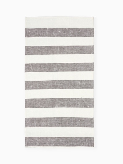 Кухонное полотенце «Этель» Graphite, 40×70 см, лён 100%, 260 г/м²