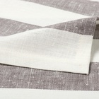 Дорожка на стол Этель Graphite 40×146 см, лен 100%, 260 г/м², белая/серая 10494007