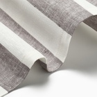 Дорожка на стол Этель Graphite 40×146 см, лен 100%, 260 г/м², белая/серая 10494007