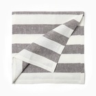 Дорожка на стол Этель Graphite 40×146 см, лен 100%, 260 г/м², белая/серая 10494007