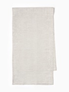 Дорожка на стол Этель Straightforward, 40×146 см, лён 100%, плотность 180 г/м², белая/серая - Фото 4