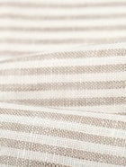 Дорожка на стол Этель Straightforward, 40×146 см, лён 100%, плотность 180 г/м², белая/серая - Фото 5