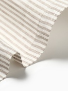 Дорожка на стол Этель Straightforward, 40×146 см, лён 100%, плотность 180 г/м², белая/серая - Фото 7