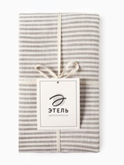 Дорожка на стол Этель Straightforward, 40×146 см, лён 100%, плотность 180 г/м², белая/серая - Фото 10