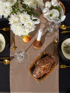 Дорожка SL HOME Coniferous 40×142±3 см, лён 100%, плотность 190 г/м² - Фото 4