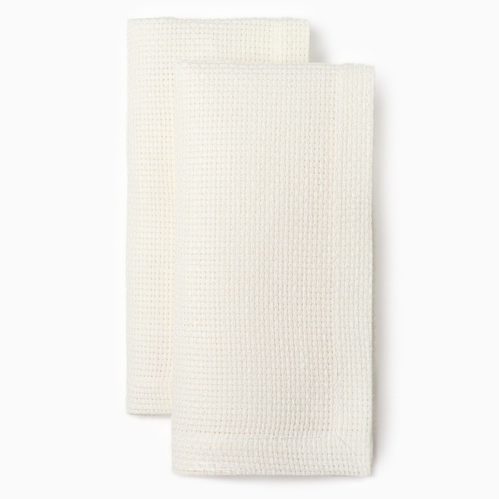 Набор салфеток «Этель» Cloudy, 40×40 см - 2 шт., лён 100%, 210 г/м² - Фото 1