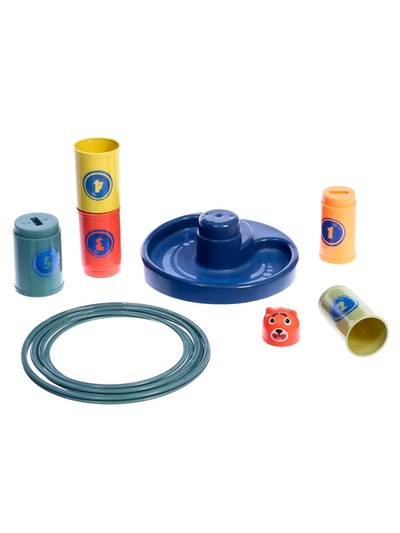 Кольцеброс - пирамидка 2 в 1 «Зверёк»