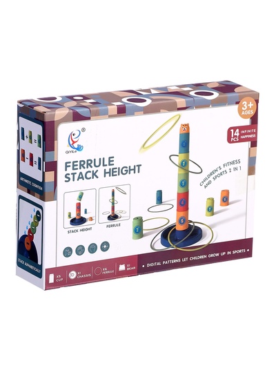 Кольцеброс - пирамидка 2 в 1 «Зверёк»