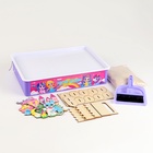 Планшет «Рисование песком», 27×39 см, песок 1 кг, 10 фигурок, набор для творчества - Фото 2