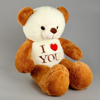 Мягкая игрушка «Мишка: Я люблю тебя», 75 см