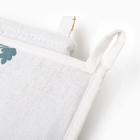 Кухонный набор «Этель. Полевые цветочки»: варежка 20×27 см, прихватка 19×19 см, рогожка 176 г/м², 100% хлопок - Фото 4