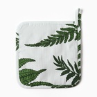 Прихватка Этель "Папоротник" 19х19см, репс 220 г/м2, 100% хл 10783209