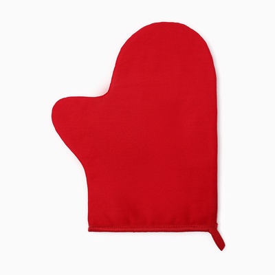 Варежка - прихватка «Этель» Red, 18×29 см, саржа, 100% хлопок, 250 г/м²