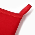 Варежка - прихватка «Этель» Red, 18×29 см, саржа, 100% хлопок, 250 г/м² - Фото 3