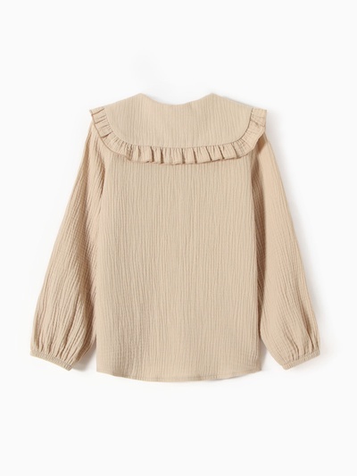 Рубашка для девочки KAFTAN, бежевая, размер 38 (146-152 см)