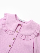 Рубашка для девочки KAFTAN, лиловая, размер 32 (110-116 см) - Фото 9