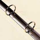 Папка на 4 кольцах А4, Calligrata, 40 мм, 700 мкм, панорамная, с лицевым карманом, белая - Фото 6