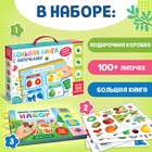Большая книга с липучками «Первый набор малыша», более 100 липучек - Фото 2