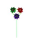 Ветерок «Вертушка тройная», садовая, 18x39 см, набор 5 шт., МИКС - Фото 7