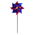 Ветерок - штекер «Вертушка Цветик», садовая, 30 см, набор 3 шт., МИКС - Фото 1