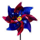 Ветерок - штекер «Вертушка Цветик», садовая, 30 см, набор 3 шт., МИКС - Фото 2