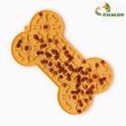 Коврик для лизания на присосках 18.5×11.5 см, жёлтый - Фото 2