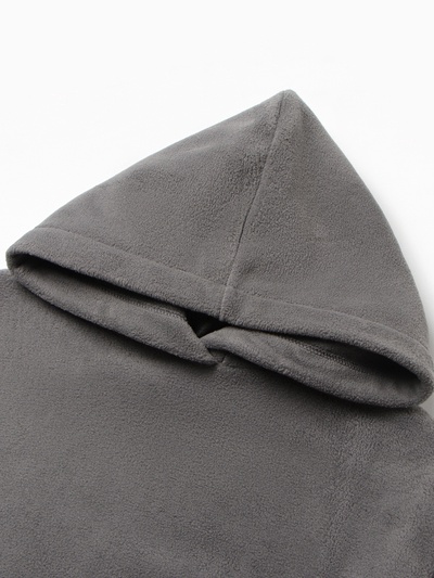 Костюм детский флисовый (худи, брюки) MINAKU: Fleece Soft, серый, рост 98 см