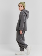 Костюм флисовый (худи и брюки) детский MINAKU: Fleece Soft, серый, рост 122 см - Фото 4