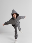 Костюм флисовый (худи и брюки) детский MINAKU: Fleece Soft, серый, рост 122 см - Фото 6