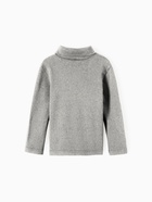 Водолазка детская MINAKU, серый-меланж, рост 158 см - фото 58025155