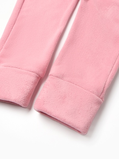 Комбинезон флисовый для девочки MINAKU: Fleece Soft, розовый, рост 98-104 см
