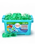 Капсулы для стирки односоставные Мой Выбор «Весенние цветы» 100 шт. по 8 г. бокс - Фото 13