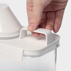 Контейнер для стирального порошка и кондиционера, с мерным стаканом, 1800 мл - Фото 8