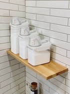 Контейнер для стирального порошка и кондиционера, с мерным стаканом, 2300 мл - Фото 10