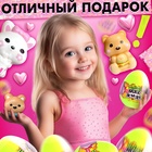 Игрушка - сюрприз «Мяк-жмяк: Весёлые питомцы», с наклейками - Фото 5