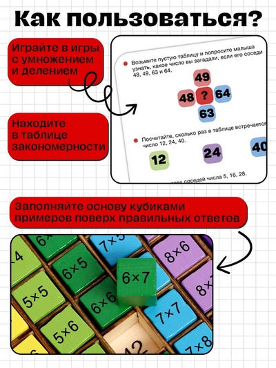 Развивающий набор IQ-ZABIAKA «Квадрат Пифагора», 5+