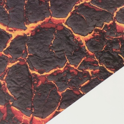 Фотофон двусторонний картон плотность 350 гр "Огонь" 50х50 см