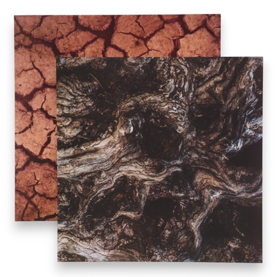 Фотофон для съёмок, двусторонний, картон, плотность 350 г «Земля», 50×50 см